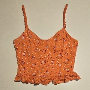 Frilly Orange Tank